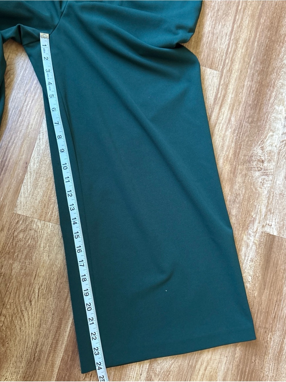 Calvin Klein Teal Emerald Jumpsuit Women’s 6 Wide Leg Tie Back ** - Picture 8 of 13